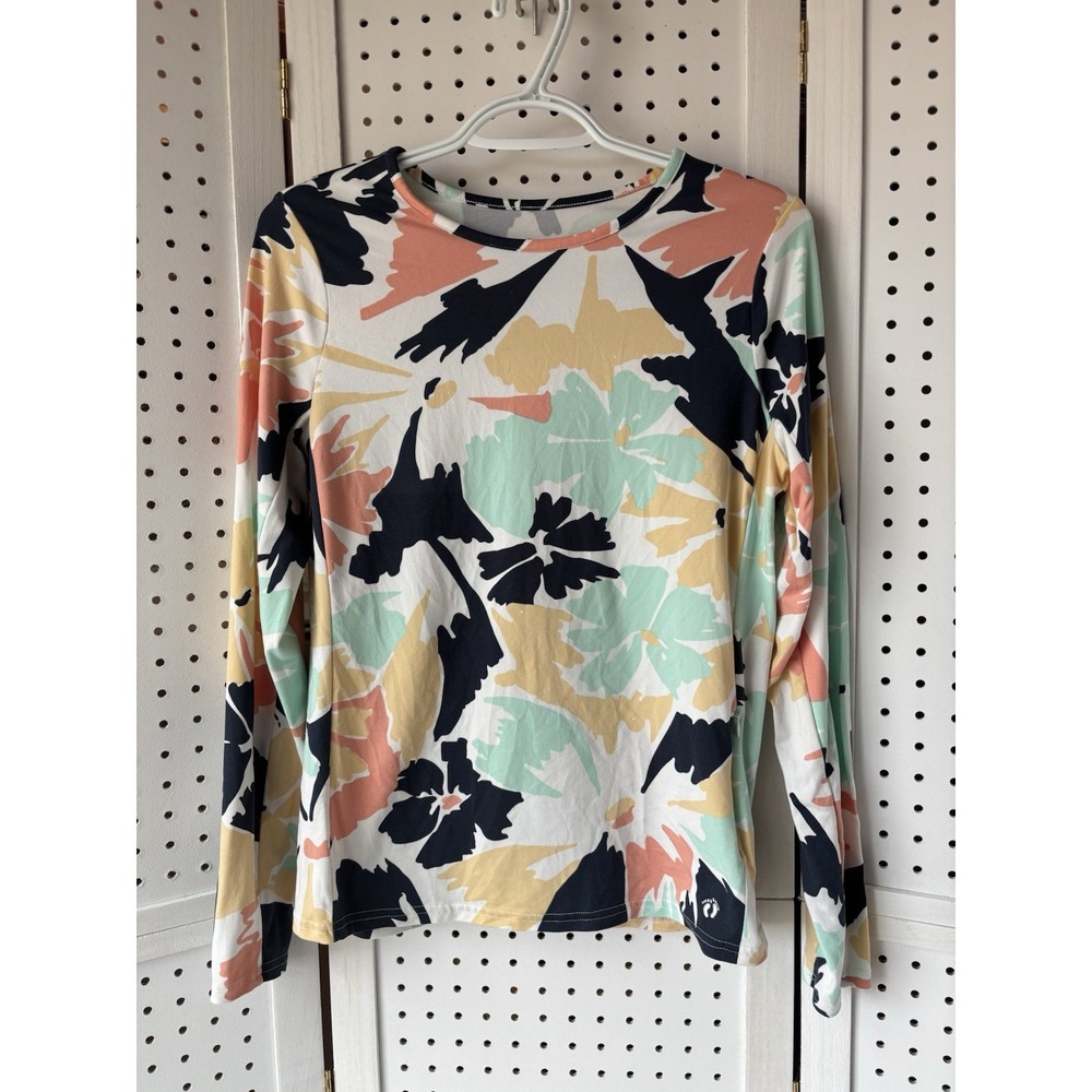 Hang Ten Women's Long Sleeve Sun Tee UPF 50+, Multicolor SMALL UV Protect
